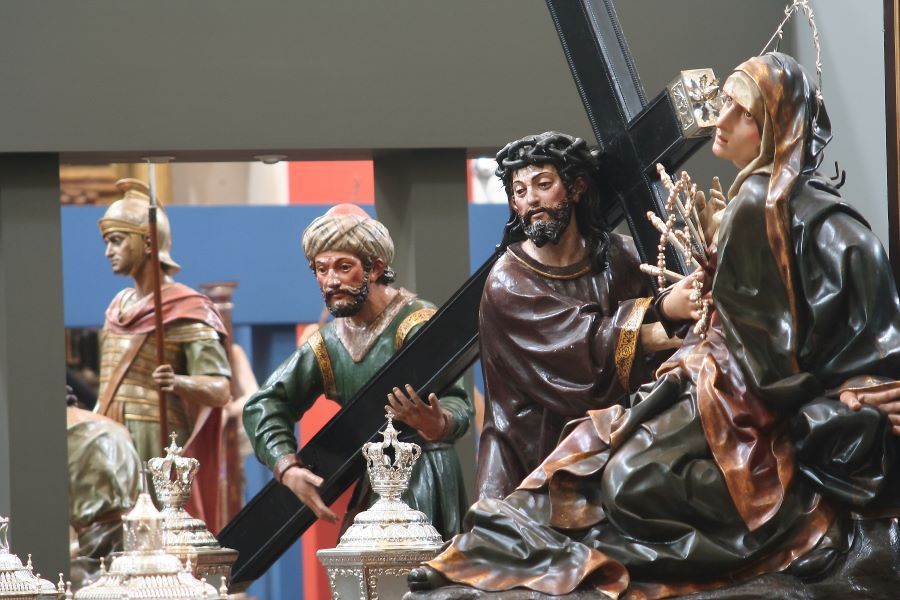 Museo semana santa Rio Seco imagen de cristo con la cruz